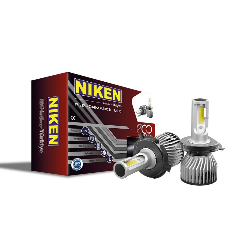 Niken-Ampoules de phare xénon H4 led series eco